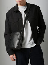 Pochette Homme Wylson Noir hanoi 2-vue-porte