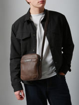 Sac Bandoulire Joseph Cuir Arthur & aston Marron marco 8-vue-porte