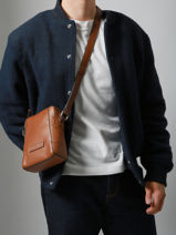 Sac Bandoulire Arthur & aston Marron jose 5-vue-porte