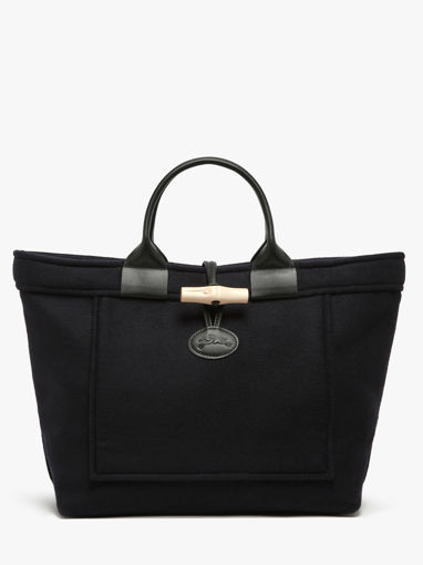 Longchamp Le roseau toile duffle coat Sac port main Jaune