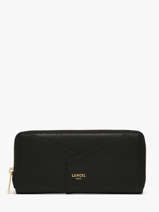 Portefeuille Enveloppe Cuir Lancel Noir enveloppe A13711