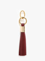 Porte-clefs Premier Flirt Cuir Lancel Violet charms A12922