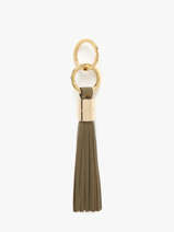 Porte-clefs Premier Flirt Cuir Lancel Vert charms A12922