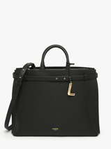 Cabas Faubourg Cuir Lancel Noir faubourg A13792