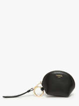 Porte-monnaie Cuir Lancel Noir origami A13859