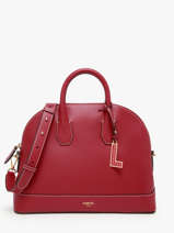 Sac  Main Belleville Cuir Lancel Rouge belleville A13736
