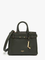 Sac Bandouli�re Faubourg Cuir Lancel Vert faubourg A13527