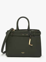 Sac Port� Main Faubourg Cuir Lancel Vert faubourg A13528