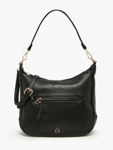 Sac Port paule Zip Lulu castagnette Noir zip ZAHED