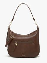 Sac Port paule Zip Lulu castagnette Marron zip ZAHED