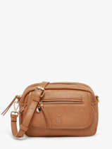 Sac Bandoulire Zip Lulu castagnette Marron zip ZAER