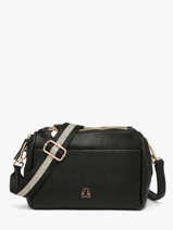 Sac Bandoulire Soft Lulu castagnette Noir soft YAMINA