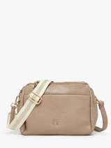 Sac Bandoulire Soft Lulu castagnette Marron soft YAMINA