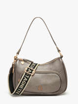 Sac Port� �paule Pocket Lulu castagnette Argent pocket ZAHYNA
