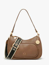 Sac Port paule Pocket Lulu castagnette Marron pocket ZAHYNA