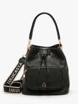 Sac Bandoulire Pocket Lulu castagnette Noir pocket ZAID