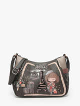 Sac Bandoulire Mademoiselle Anekke Gris mademoiselle 41803002