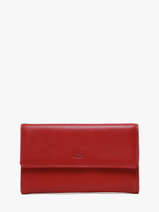 Porte-monnaie Cuir Katana Rouge marina 753080