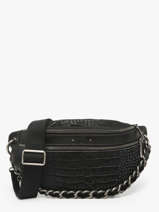 Sac Banane Mila louise Noir vintage 23689KR