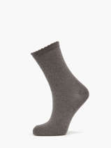 Sokken Pieces Grijs socks women 17078534
