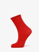 Sokken Pieces Rood socks women 17078534