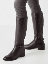Bottes Cavalires En Cuir Tamaris Noir accessoires 43-vue-porte
