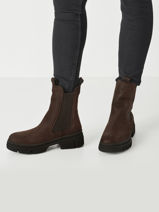 Chelsea Boots En Cuir Tamaris Noir accessoires 41-vue-porte