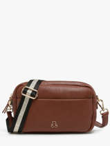Sac Bandoulire Soft Lulu castagnette Marron soft YAHIA