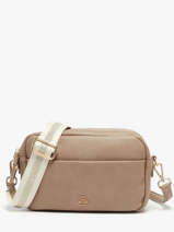 Sac Bandoulire Soft Lulu castagnette Marron soft YAHIA