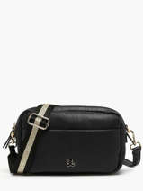 Sac Bandoulire Soft Lulu castagnette Noir soft YAHIA