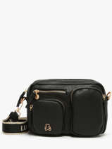 Sac Bandoulire Pocket Lulu castagnette Noir pocket ZAHRA