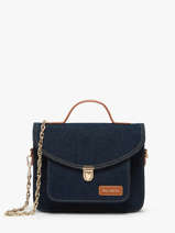 Cross Body Tas Melle George Denim Brut Paul marius Blauw denim brut GEOR2DEB