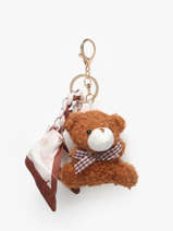 Bijoux De Sac Porte-clefs Miniprix Marron charms TB