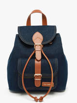 Sac  Dos Paul marius Bleu denim brut BAROUDEB