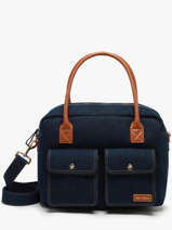 Sac Port Main A4 Denim Brut Paul marius Bleu denim brut DANDYDEB