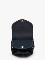 Portemonnee Paul marius Blauw denim brut GUSTADEB-vue-porte