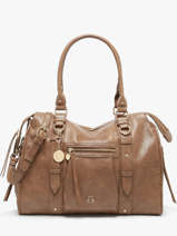 Sac Port paule Bride Lulu castagnette Marron bride ZAVIER