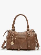 Sac  Main Bride Lulu castagnette Marron bride ZAYANA