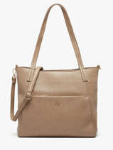 Schoudertas Soft Lulu castagnette Beige soft ZACARI