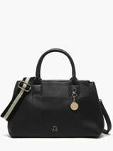 Sac  Main Soft Lulu castagnette Noir soft YAEL