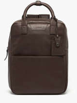 Sac � Dos Business Flandres 2 Compartiments Cuir Etrier Marron flandres EFLA8272