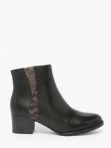 Bottines  Talon En Cuir Tamaris Noir accessoires 45