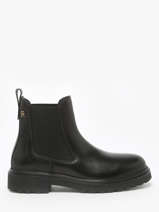 Chelsea Boots En Cuir Tommy hilfiger Noir accessoires 8766BDS