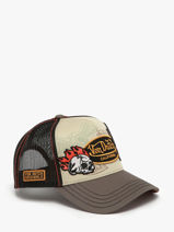 Casquette Von dutch Beige accessoires PATCHES-vue-porte