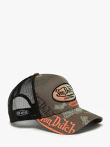 Casquette Von dutch Vert accessoires 4-vue-porte