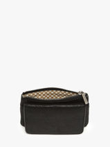 Porte-monnaie Cuir Mila louise Noir vintage 3853X-vue-porte