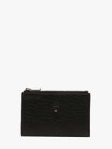 Portefeuille Cuir Mila louise Noir vintage 3576E
