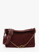 Sac Bandouli�re Vintage Cuir Mila louise Beige vintage 3822VC