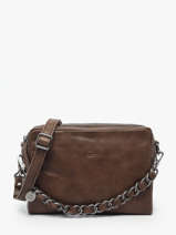 Sac Bandoulire Vintage Cuir Mila louise Marron vintage 23673LC