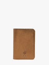 Paspoorthouder Vintage Leder Mila louise Bruin vintage 3364X